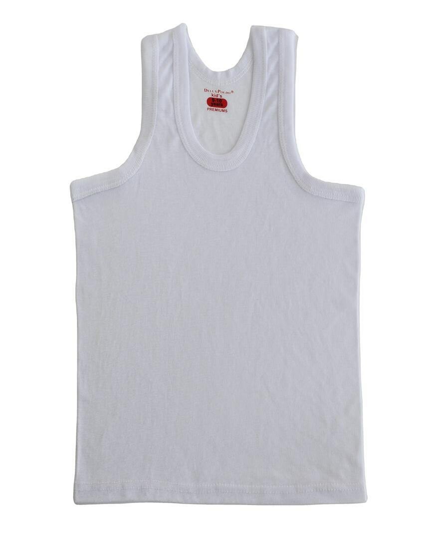 Débardeur Enfant Blanc 100% Coton