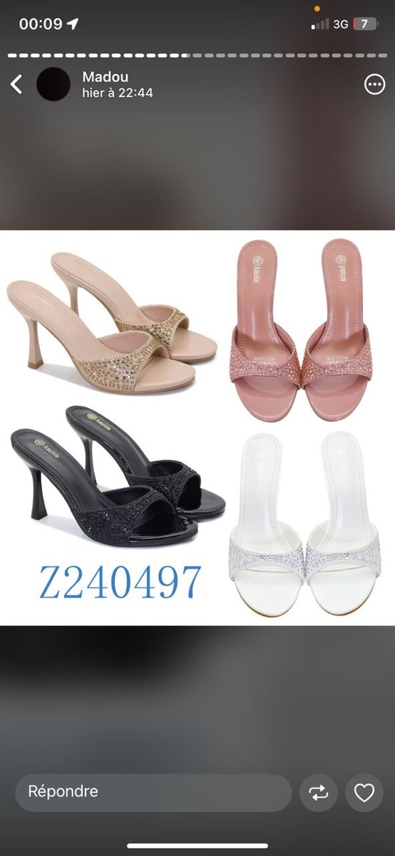 Sandales à talons élégantes