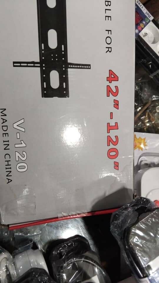 Support mural TV compatible écran 42 à 120 pouces