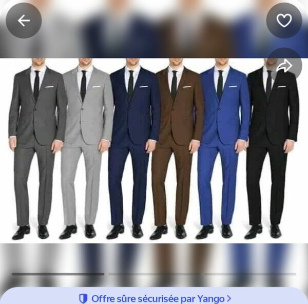 Costume homme élégant