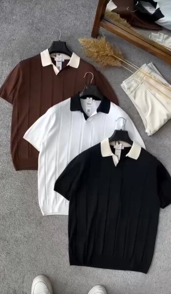 Polo en tricot pour homme