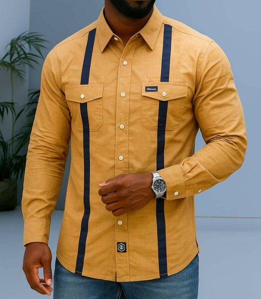 Chemise homme élégante à rayures