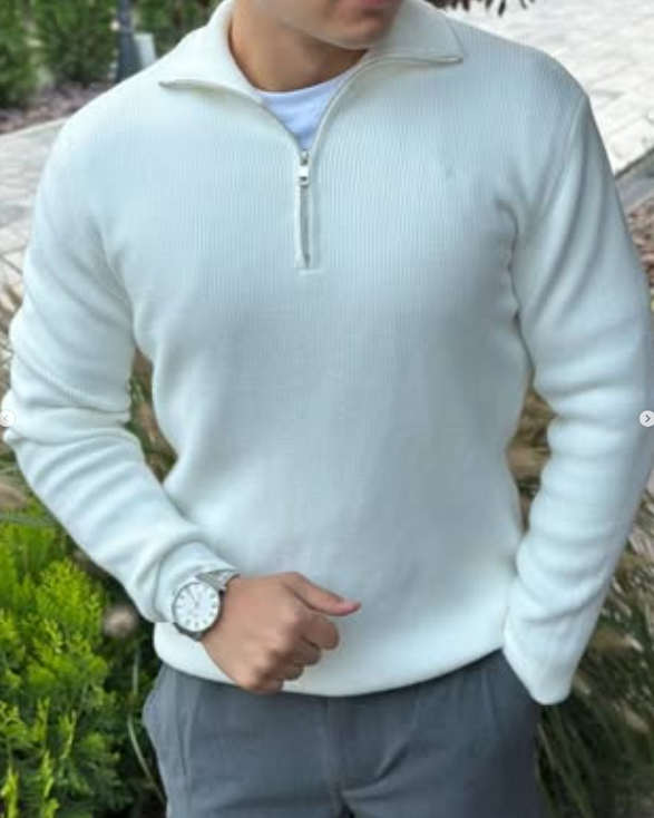 кофта белая мужская