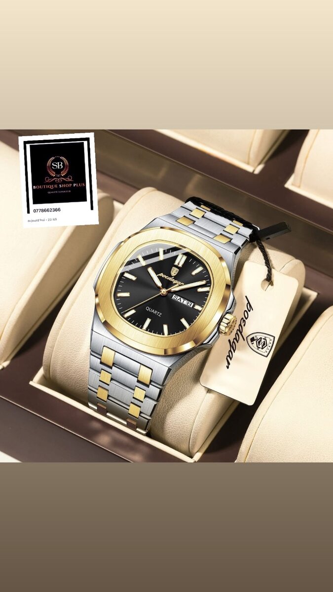 Montre Bracelet Luxe Homme