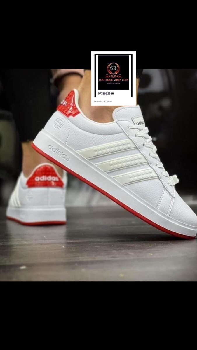 Basket adidas neo authentique avec sa boîte