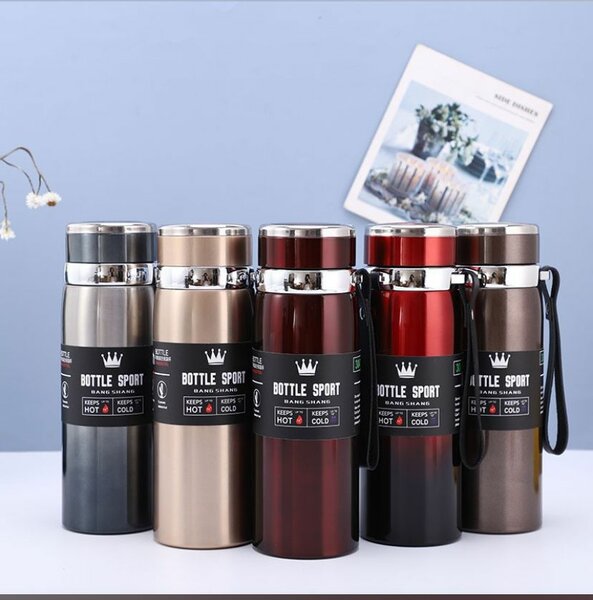 800ml Water Bottle，Vacuum Insulated Leak Proof