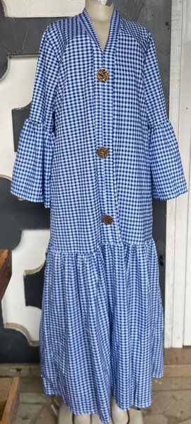 Robe longue vichy tendance