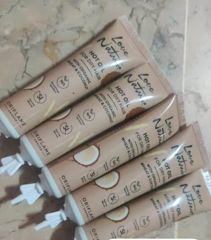 Oriflame Love Nature Hot Oil with Organic Wheat and Coconut