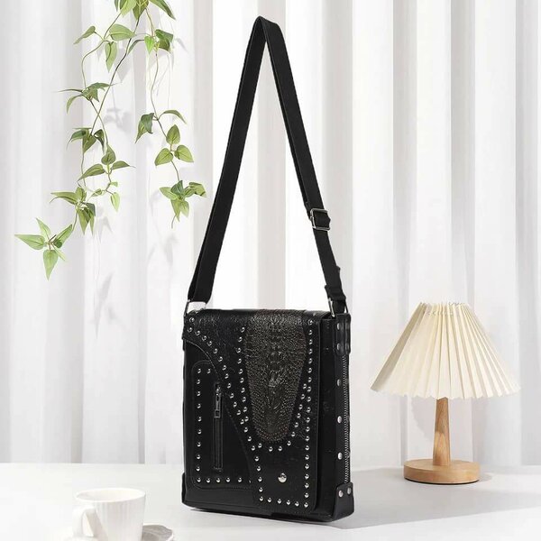 Sac bandoulière classique noir