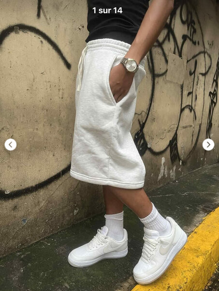 Shorts blancs décontractés