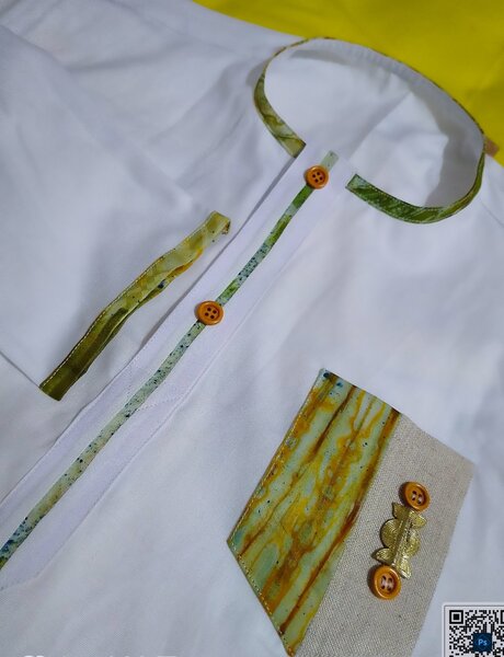 Chemise blanche tradi moderne