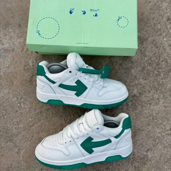 Baskets Mode Homme Vert Blanc