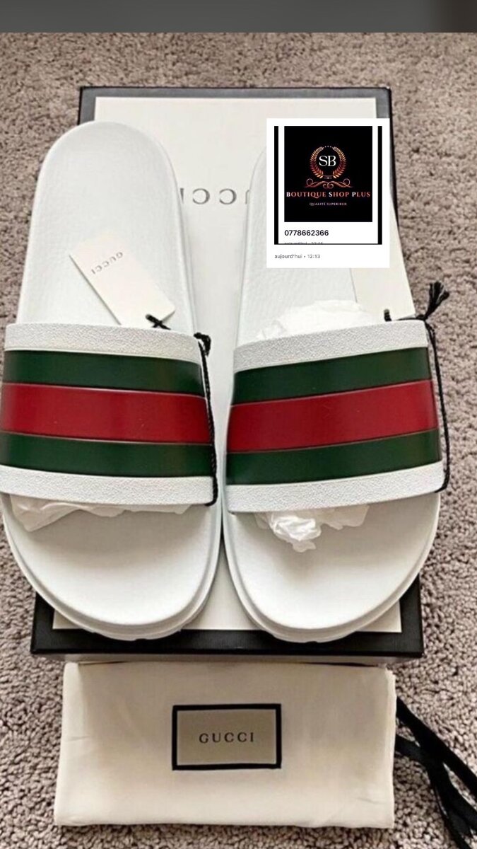 Sandales Gucci original avec sa boîte