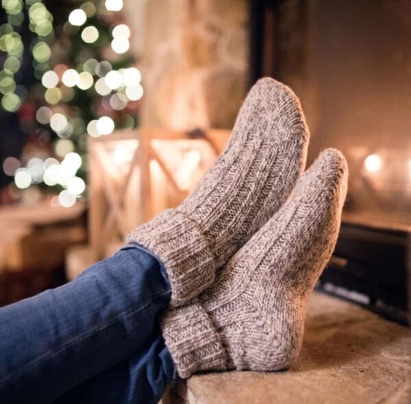 Chaussettes d'hiver en laine