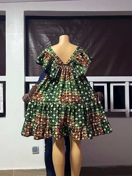 Robe maxi évasée bohème