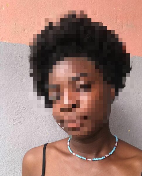 Collier en perles colorées