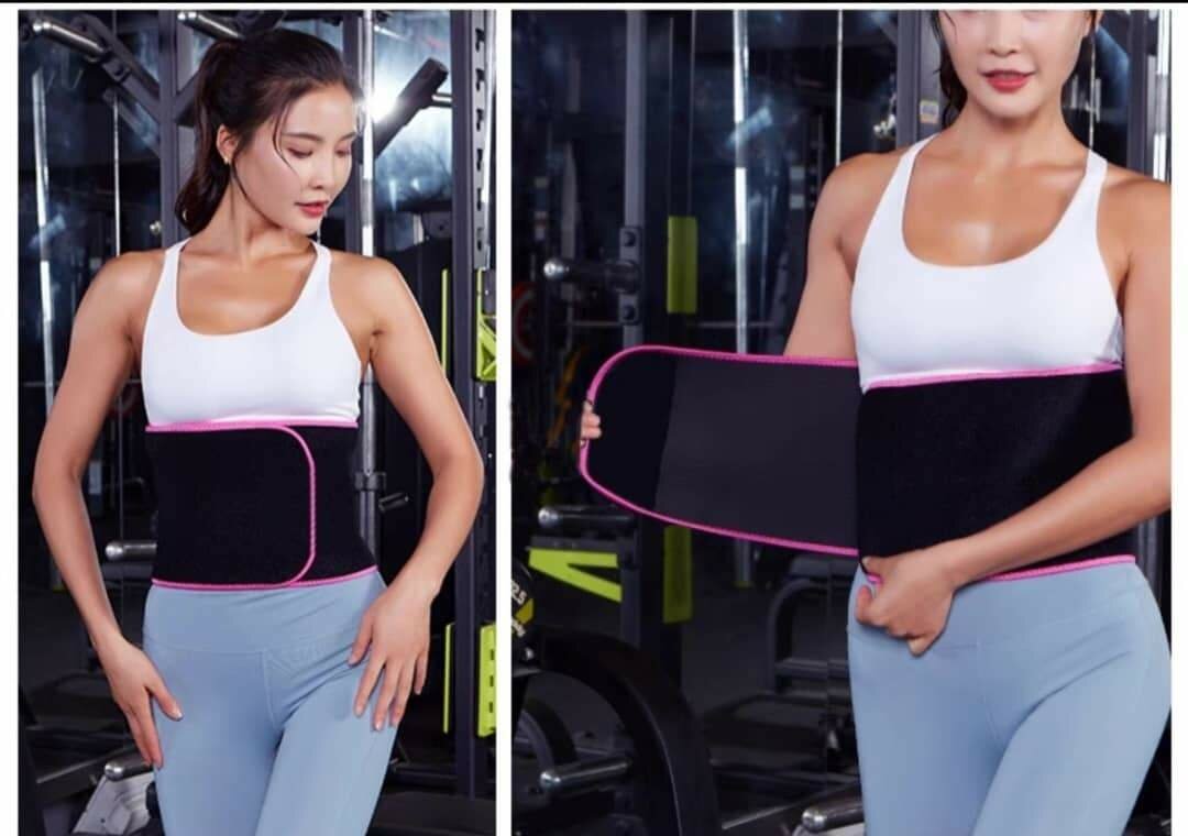 Ceinture de Sudation avec poche pour téléphone Ceinture Abdo