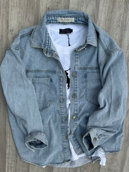 Veste en jean décontractée