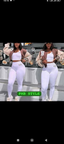 Ensemble athlétique blanc femme