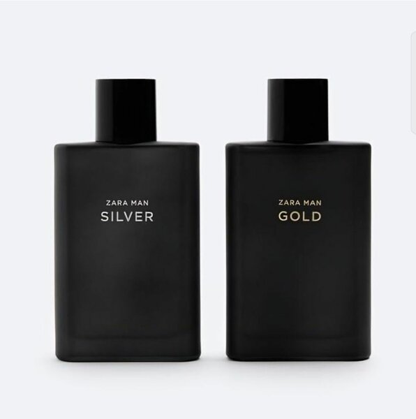 ZARA Man Gold + ZARA Man Silver EDT 90ml X 2
