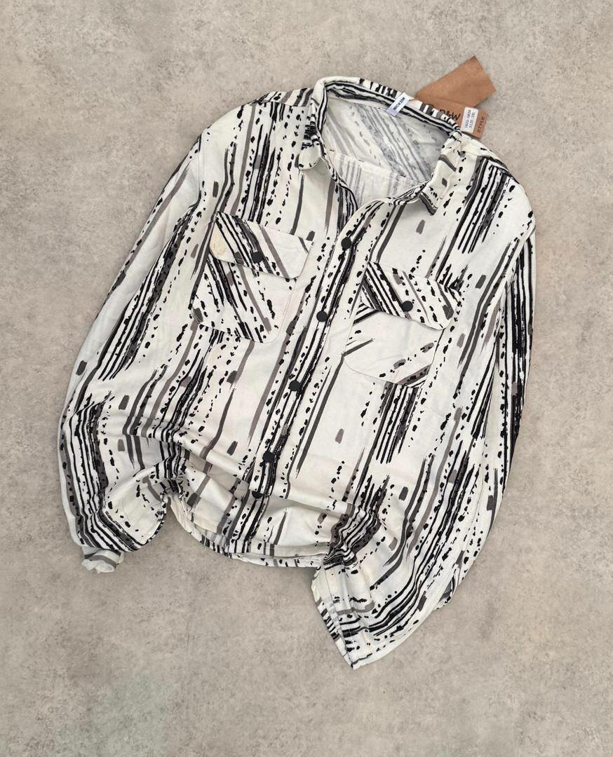 Chemise à motifs unique