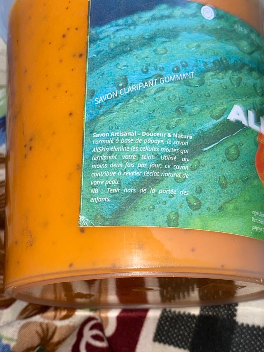 Savon clarifiant GommantPapaye