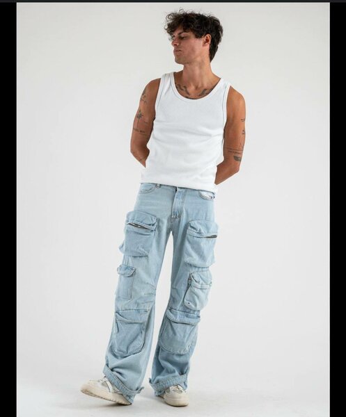 Jeans cargo homme tendance