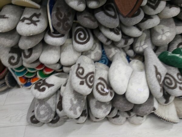 Жундон жасалган тапочка