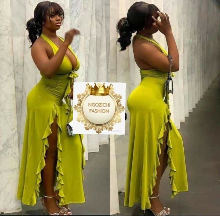 Robe Maxi Fendue Élégante