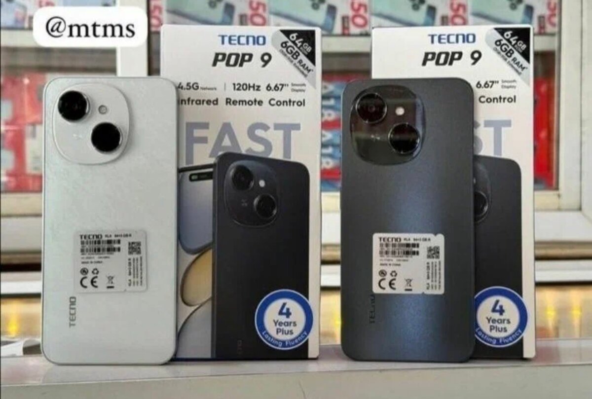 Smartphone Tecno Pop 9/10