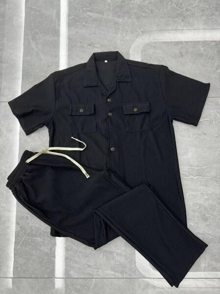 Ensemble chemise et pantalon d'été pour hommes