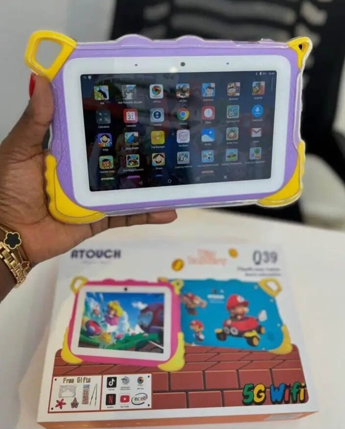 Tablette  à jeux et appel