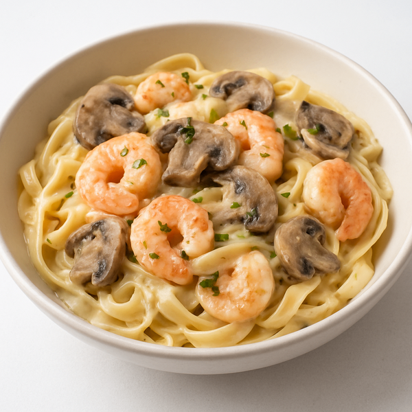 Tagliatelles crevettes