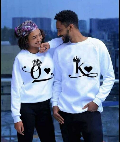 Sweat-shirt couple personnalisé