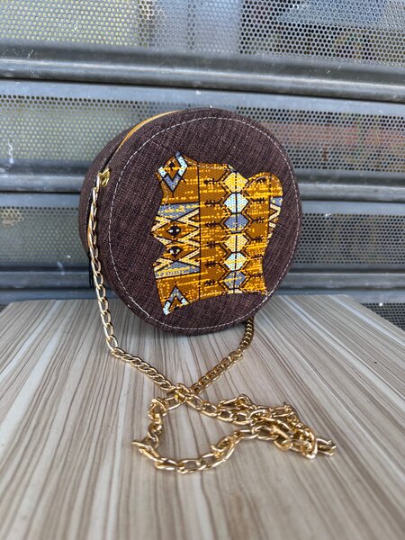 Sac à main cœur artisanal