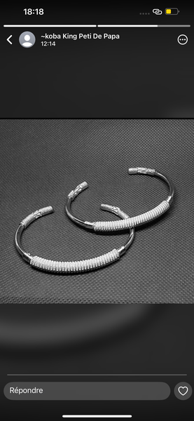 Bracelets élégants en argent