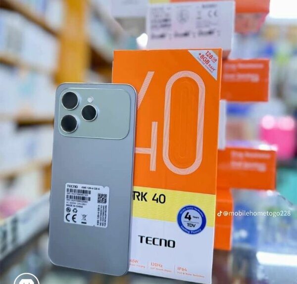 Smartphone TECNO 40 Gris