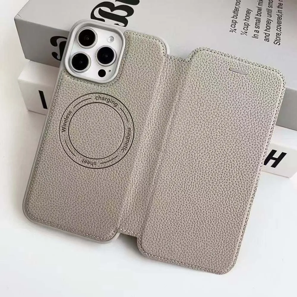 Étui en cuir IPHONE 16 PRO MAX