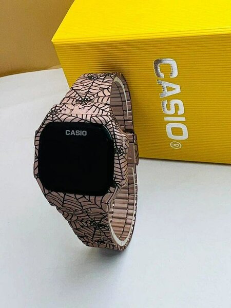 Montre tactile CASIO maron