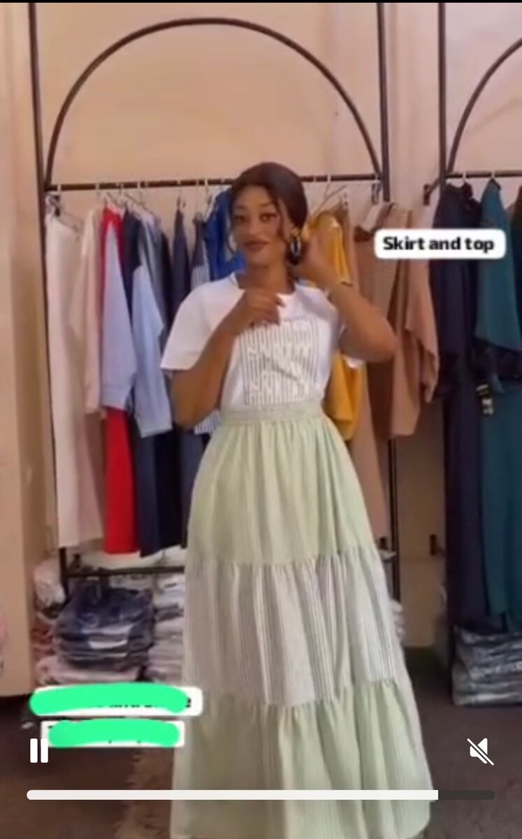 Ensemble chic jupe longue