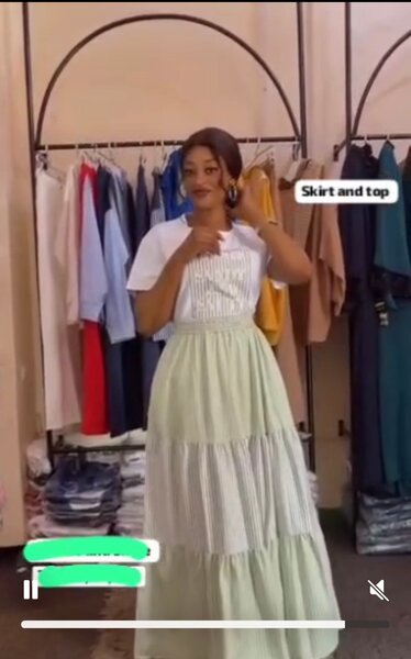 Ensemble chic jupe longue