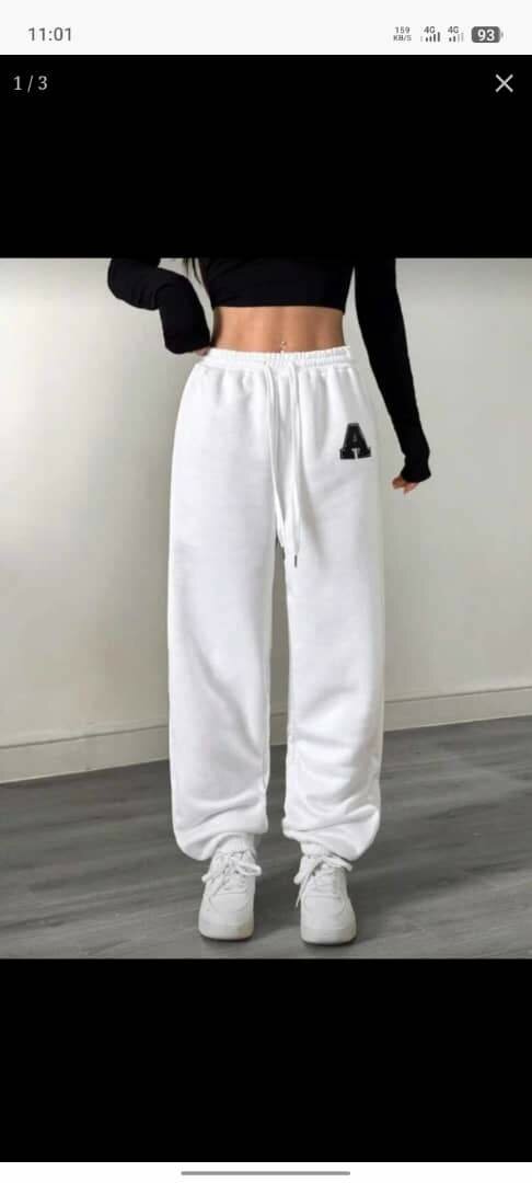 Pantalon de jogging blanc