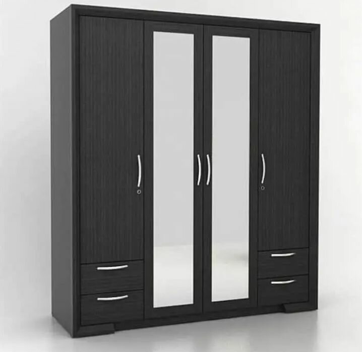 Armoire moderne avec miroir 4 portes