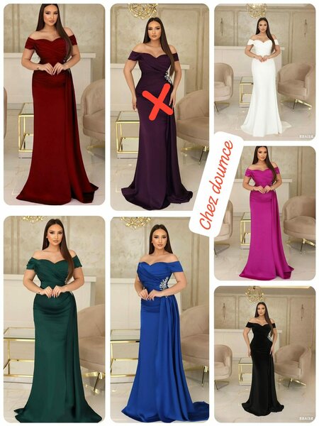 Robe soirée élégante femme