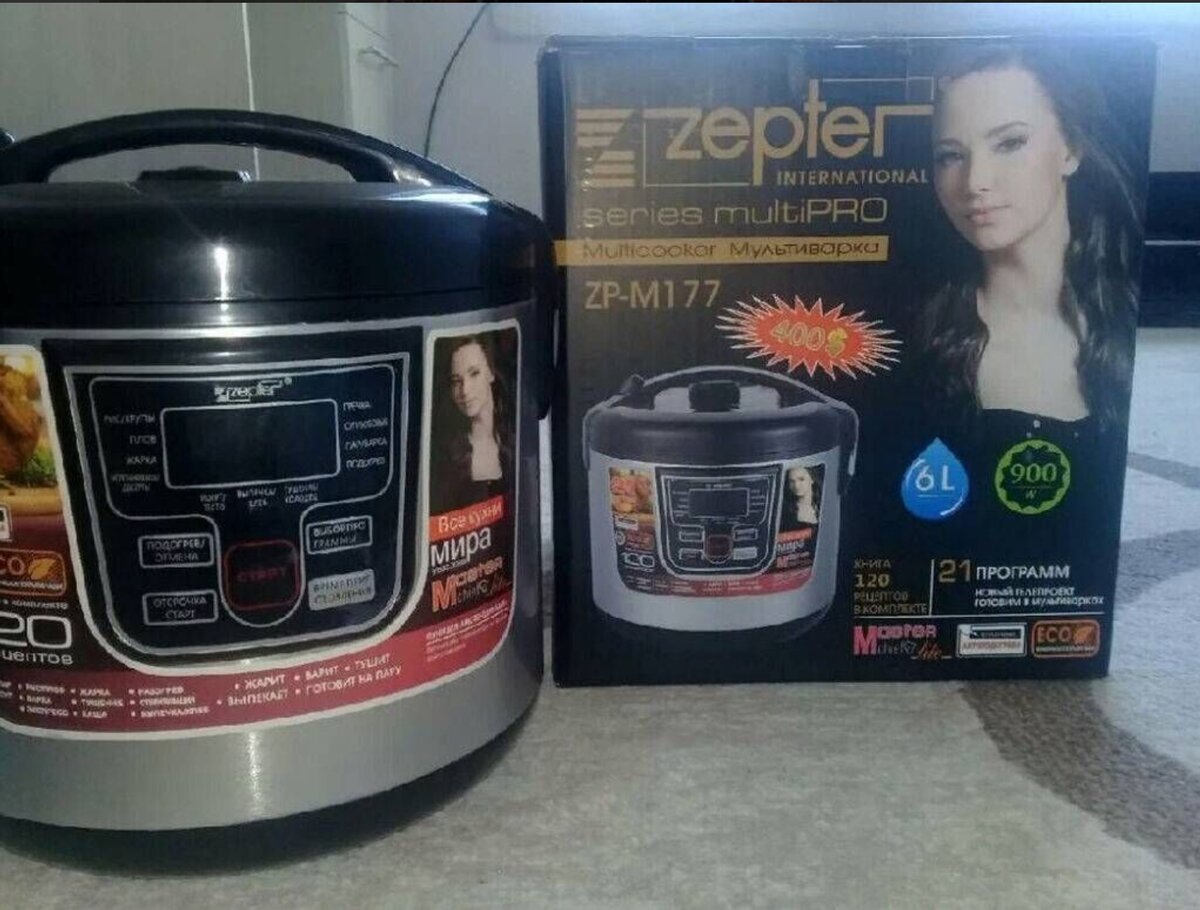 Мультиварка zepter zp-177 более 120 режимов приготовления. Книжка