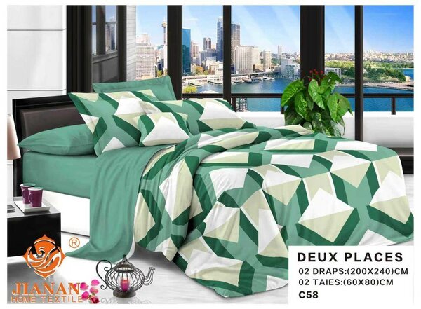 Draps de lit imprimés