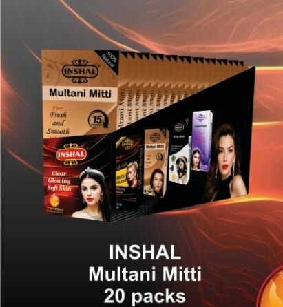 Inshal Multani Mitti 20pcs