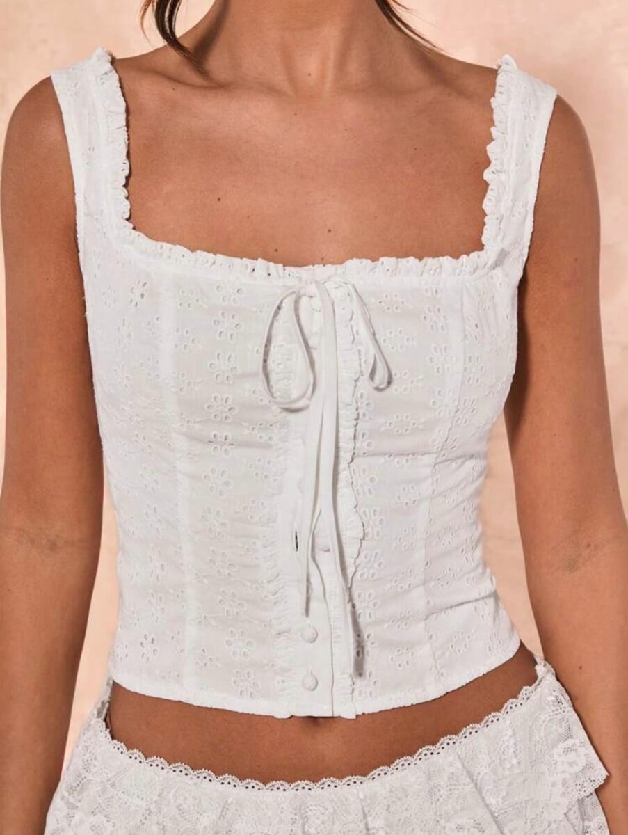 Corset Top à Dentelle