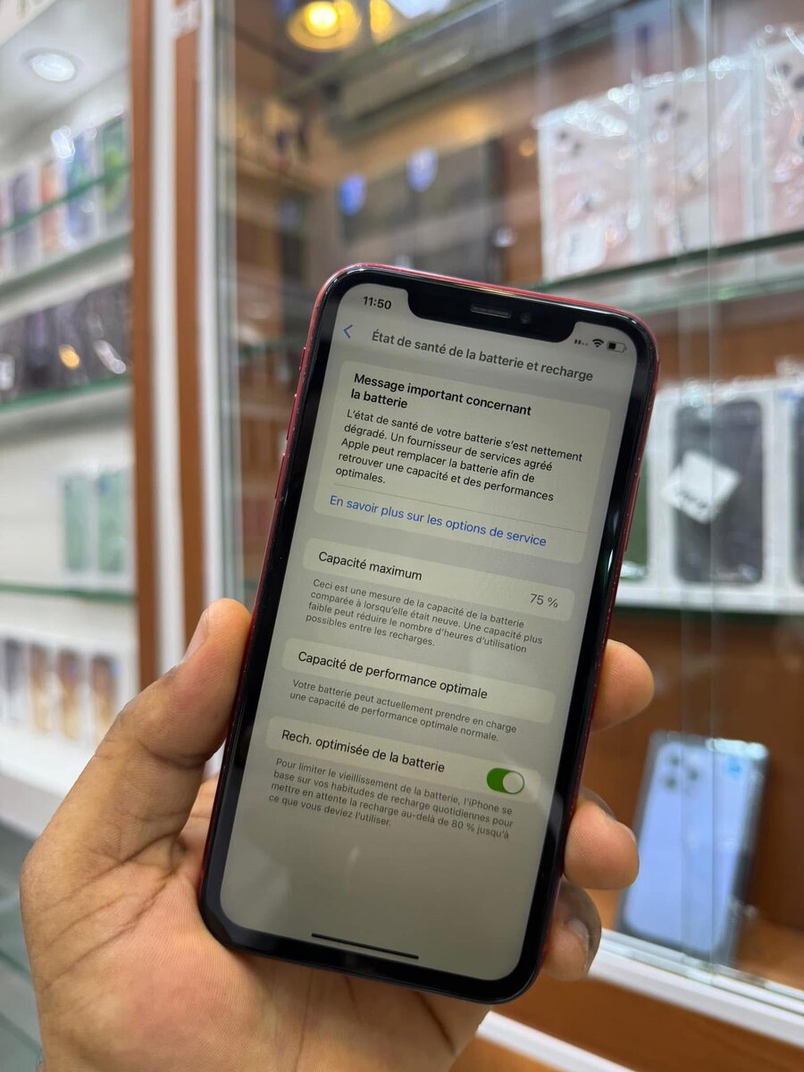 iPhone XR  Rouge