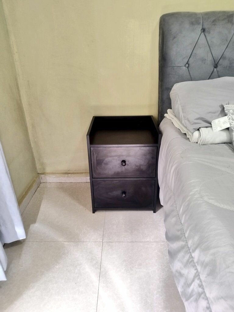 2 drawer Bedside table